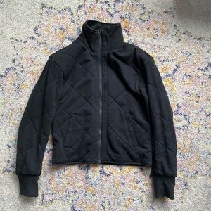 Black Reversible Lululemon Bomber Jacket